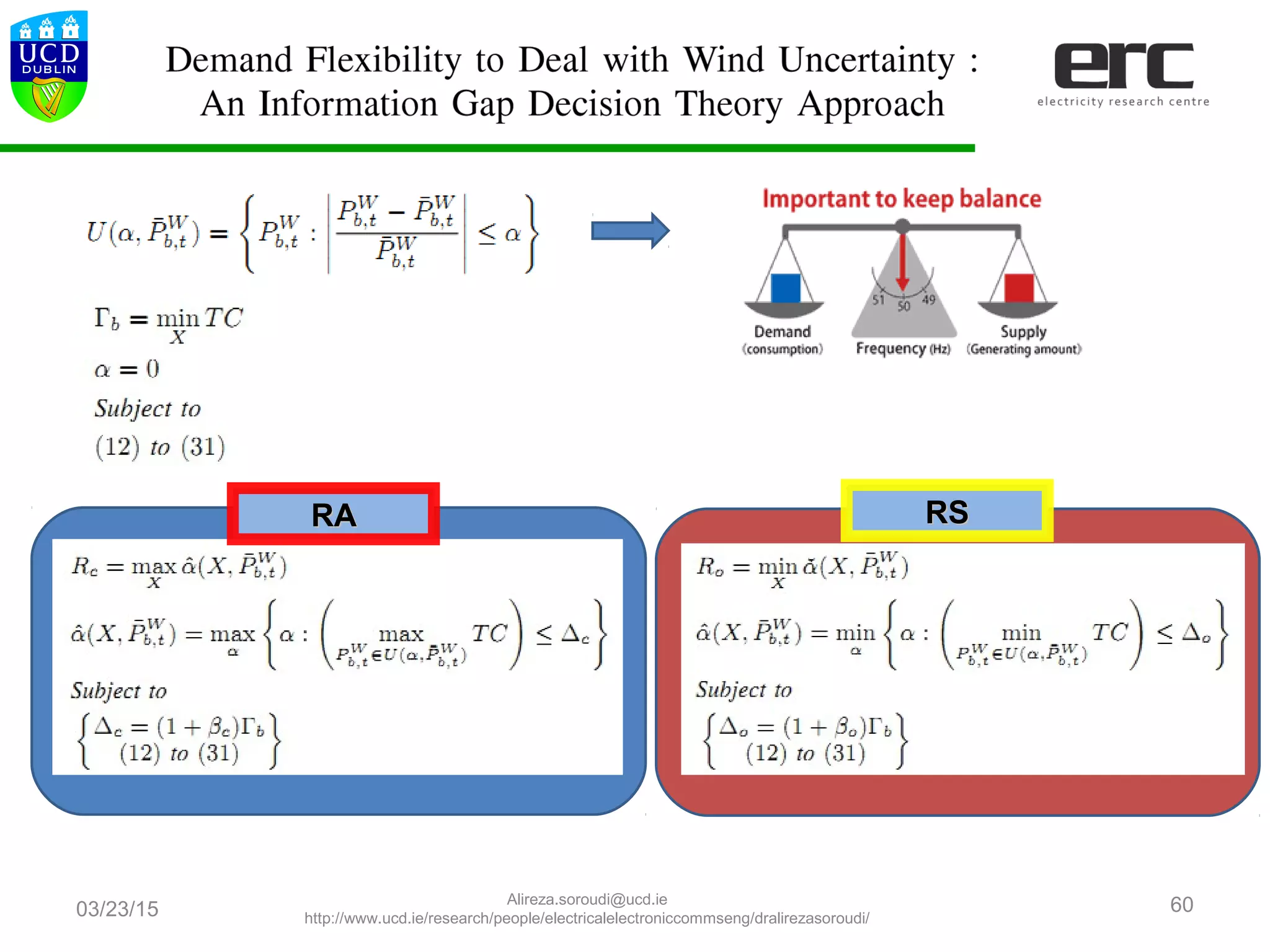 03/23/15 60
RARA RSRS
Alireza.soroudi@ucd.ie
http://www.ucd.ie/research/people/electricalelectroniccommseng/dralirezasoroudi/
 