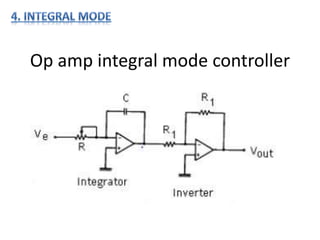 Op amp integral mode controller
 