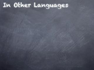 In Other Languages
 