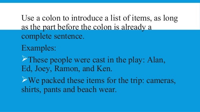 Semicolon