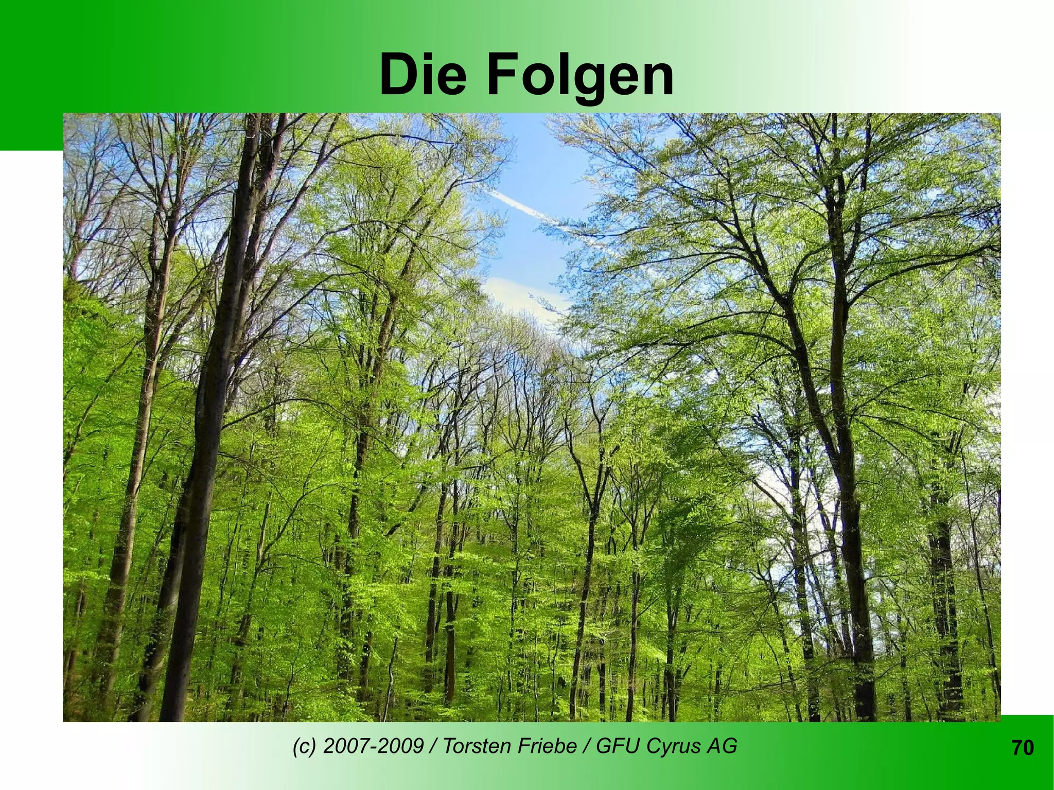 Die Folgen




(c) 2007-2009 / Torsten Friebe / GFU Cyrus AG   70
 
