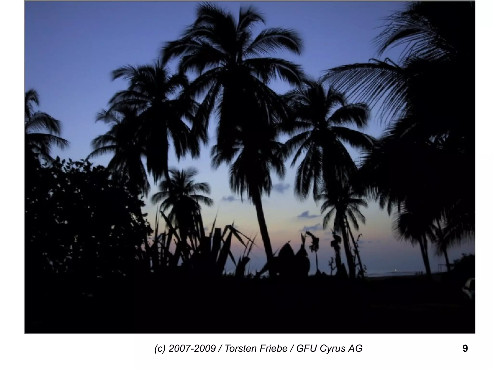 (c) 2007-2009 / Torsten Friebe / GFU Cyrus AG   9
 