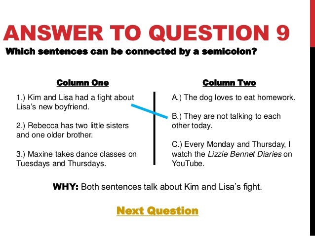 comma or semicolon semicolon game comma or semicolon semicolon game