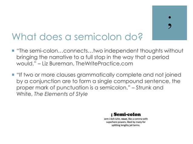 Semicolons PPTX