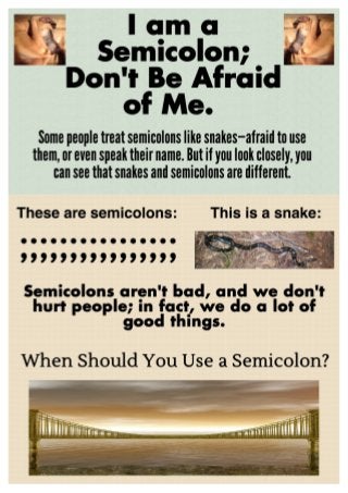 When to Use Semicolons