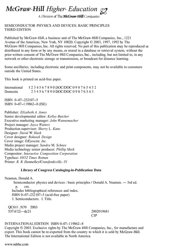 SEMICONDUCTOR PHYSICS AND DEVICES NEAMEN FREE DOWNLOAD visual data 2