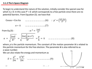 Semiconductor ch.3 part i, Introduction to the Quantum Theory of Solids ...