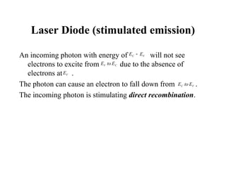 semiconductor diode laser electronics msc physics.ppt