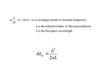 semiconductor diode laser electronics msc physics.ppt