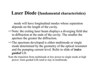 semiconductor diode laser electronics msc physics.ppt