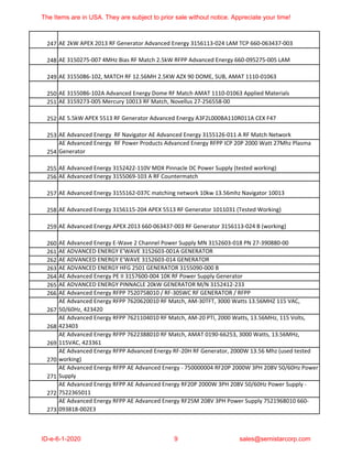 Semiconductor Equipment and Spare Parts 1 | PDF