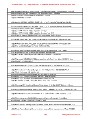Semiconductor Equipment and Spare Parts 5 | PDF