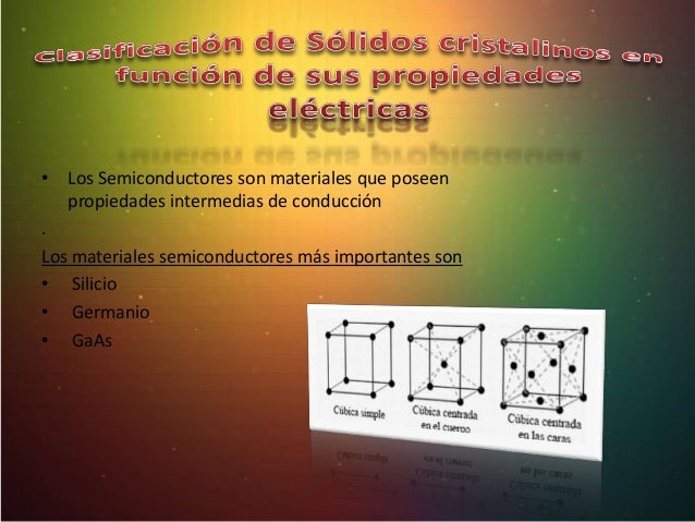 Caracteristicas Fisicas Y Electricas De Los Materiales Semiconductores