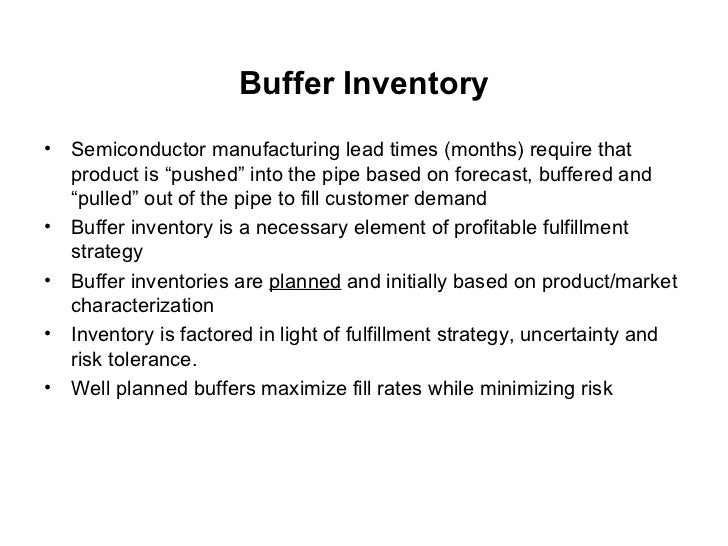 Modeling Profitable Semiconductor Fulfillment Part One of a Series o…