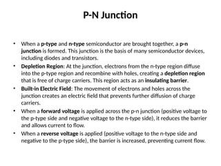 semiconductor ,n- p type semiconductor ,forward biased and reverse ...