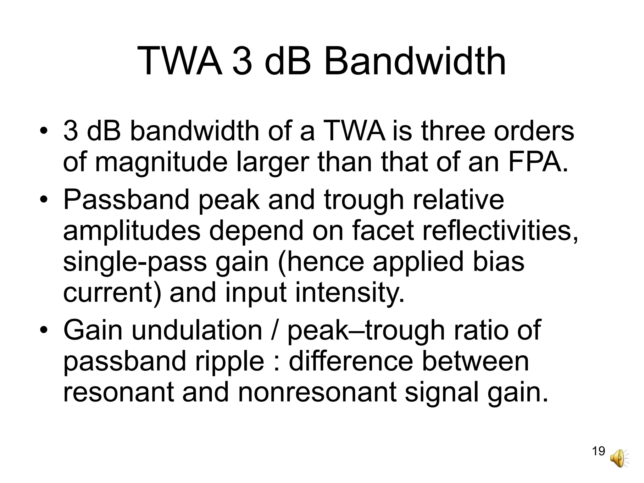 Semiconductor optical amplifiers | PPT