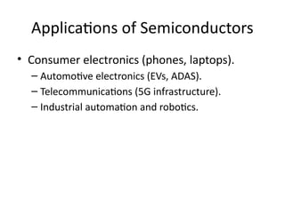 Semiconductors: The Backbone of Modern Electronics and Future ...