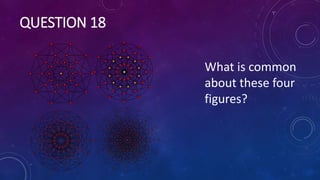 QUESTION 18
What is common
about these four
figures?
 