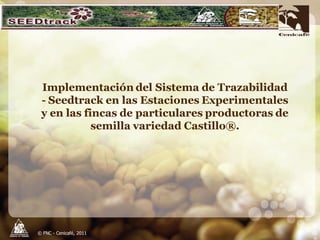 Producción y distribución de semillas de variedades de café mejoradas