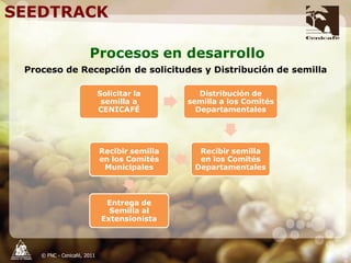 Producción y distribución de semillas de variedades de café mejoradas