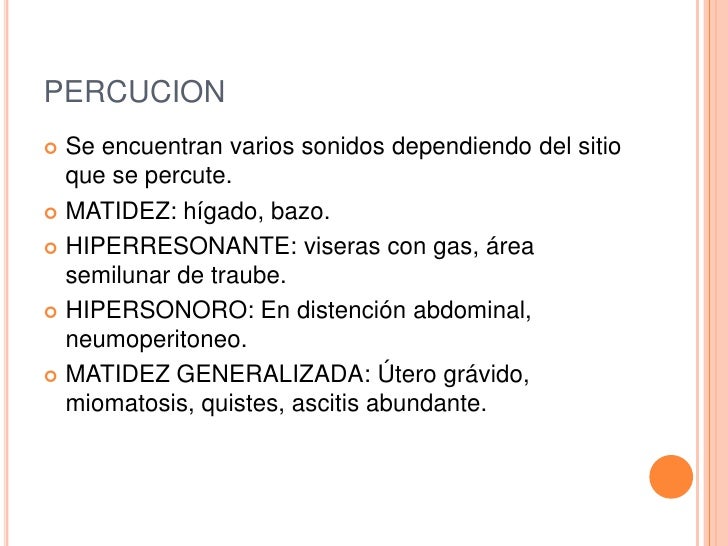 Semilogia del abdomen