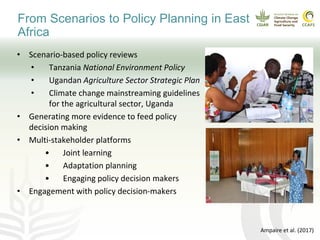 CCAFS Seminar on Science to Deliver Adaptation and Mitigation in East African Agriculture