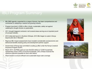 CCAFS Seminar on Science to Deliver Adaptation and Mitigation in East African Agriculture