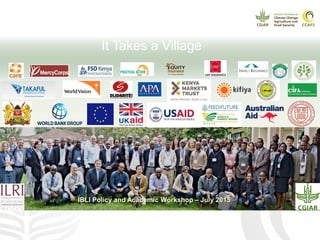 CCAFS Seminar on Science to Deliver Adaptation and Mitigation in East African Agriculture