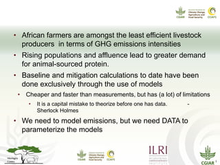 CCAFS Seminar on Science to Deliver Adaptation and Mitigation in East African Agriculture