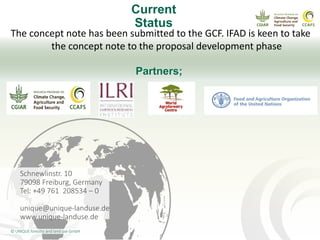 CCAFS Seminar on Science to Deliver Adaptation and Mitigation in East African Agriculture