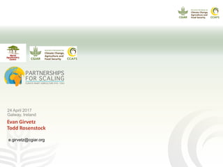 CCAFS Seminar on Science to Deliver Adaptation and Mitigation in East African Agriculture