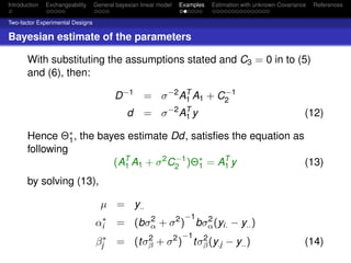 Reading the Lindley-Smith 1973 paper on linear Bayes estimators | PDF