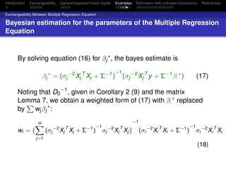 Reading the Lindley-Smith 1973 paper on linear Bayes estimators | PDF