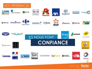 9
2015
Séminaire Smile - Drupal 8
ILS NOUS FONT
CONFIANCE
NOS RÉFÉRENCES
 