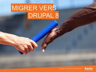 78
MIGRER VERS
© Copyright Smile - Toute reproduction interdite sans autorisation
DRUPAL 8
 