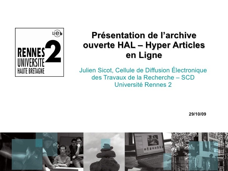 Présentation de HAL - Sensibilisation aux Archives Ouvertes
