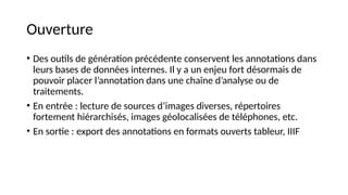 Annotate (E-ReColNat) : annotation rapide d’images et de vidéos en sciences naturalistes et humaines