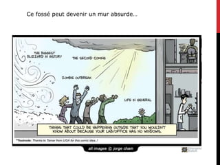 Ce fossé peut devenir un mur absurde…
 