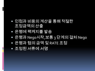 융자조정 Seminar 자료