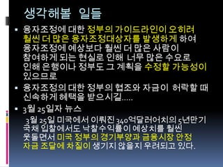 융자조정 Seminar 자료