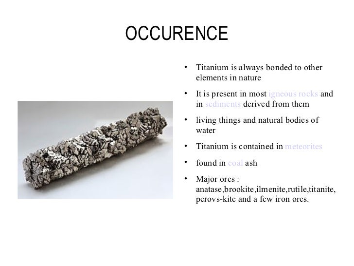 Nickel and Titanium alloys