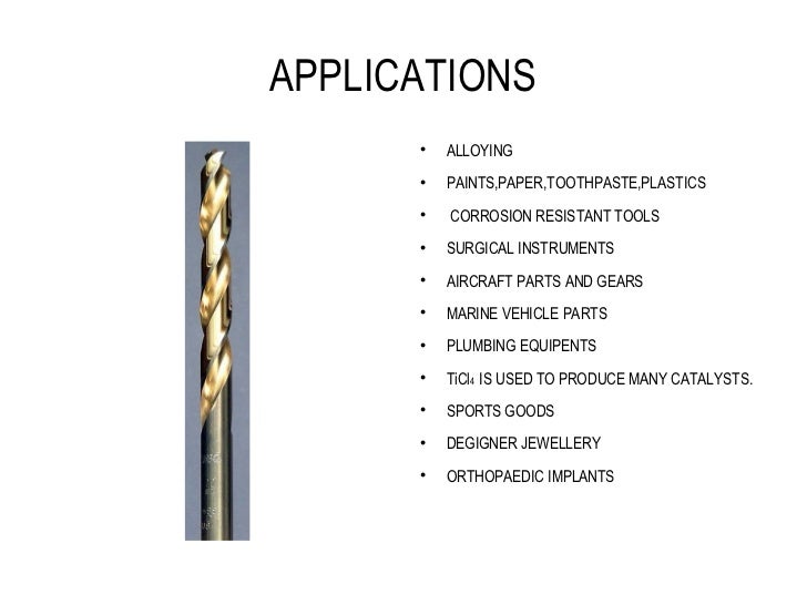 Nickel and Titanium alloys
