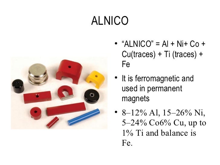 Nickel and Titanium alloys