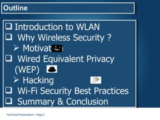 Wireless hacking and security