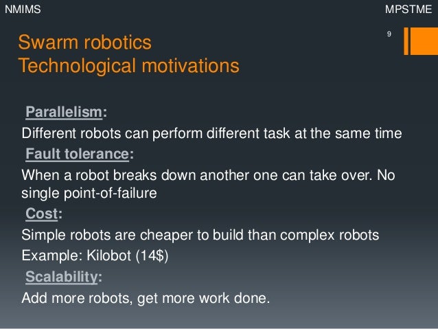 Swarm robotics algorithms