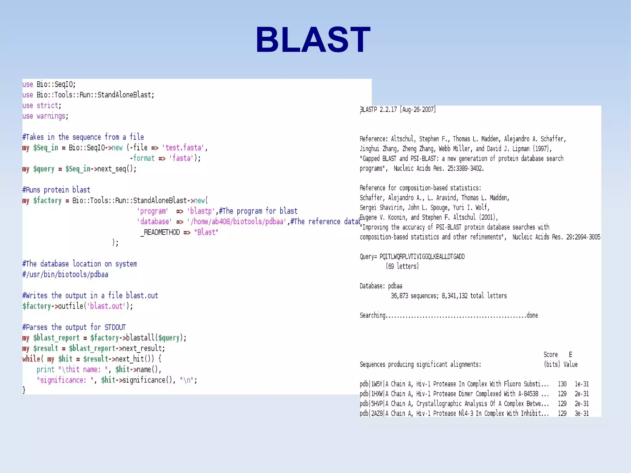 BLAST
 