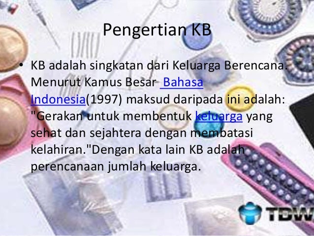 Jenis- jenis kontrasepsi