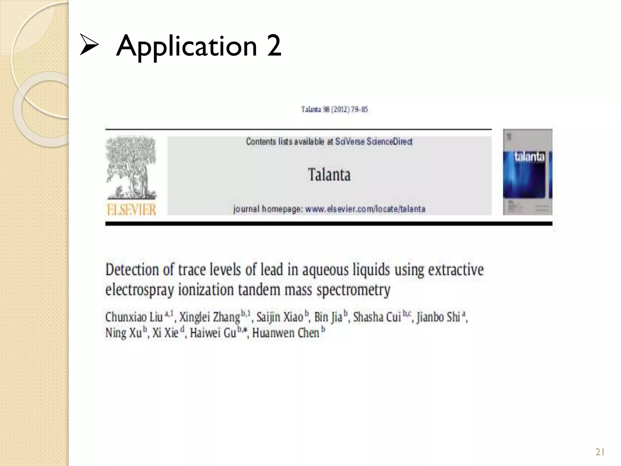  Application 2
21
 