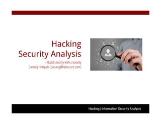 Seminar Hacking & Security Analysis | PPT