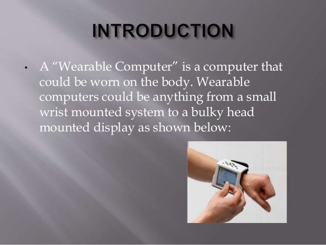 Wearable ComputerWearable Computer
